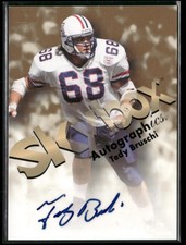 2012 Fleer Retro Skybox 1997 Autographics - Tedy Bruschi Patriots Wildcats Auto