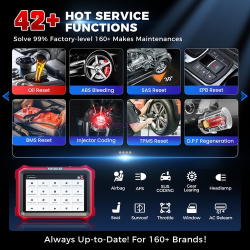 2026 KINGBOLEN K8 PRO Bidirectional Scanner Car OBD2 Diagnostic Tool ECU Coding
