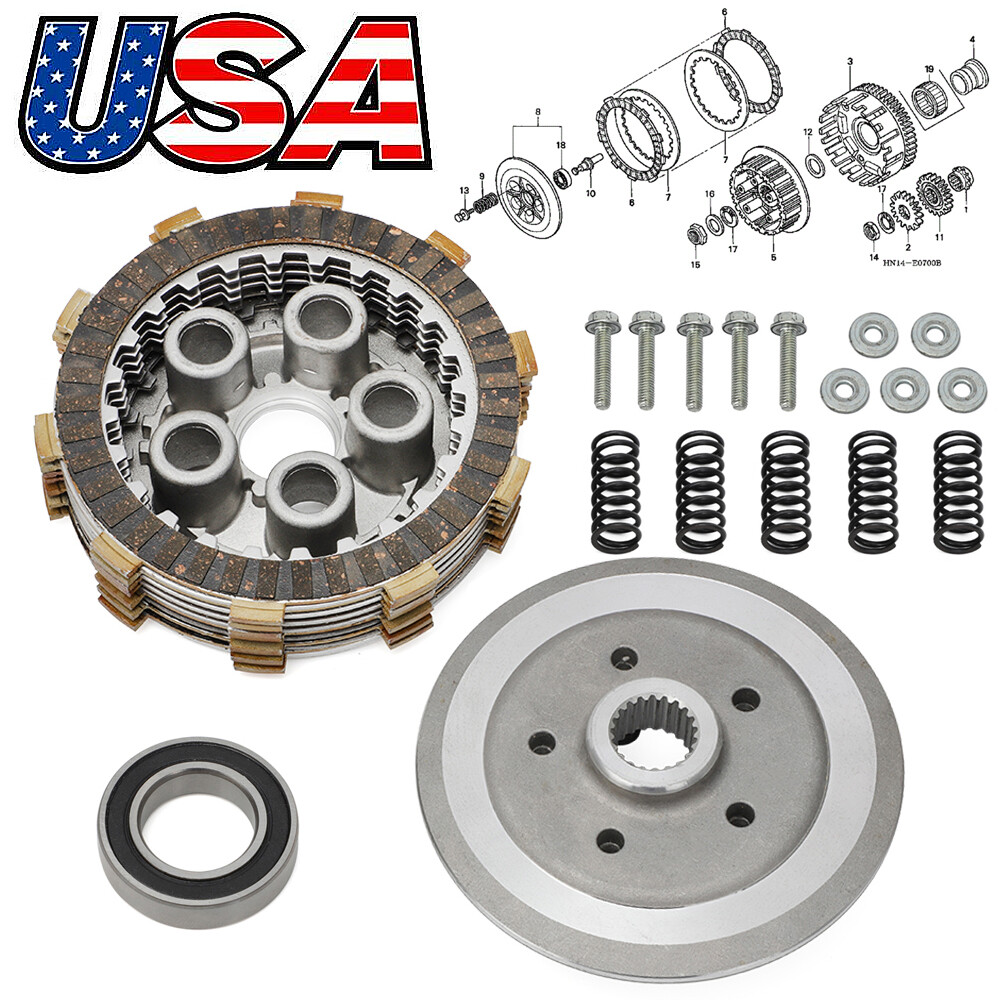 Complete Clutch Kit For Honda Sportrax 400 TRX400EX 1999-2004