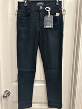 Democracy Petite"Ab" solution Mid-rise Jegging indigo inseam 27"