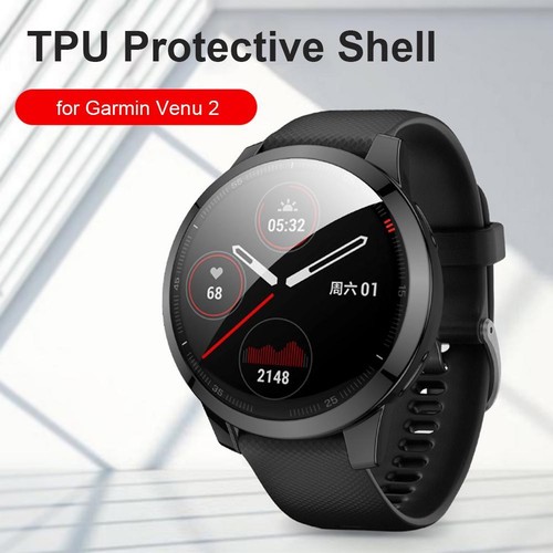 Smart Watch Plating Pokrowiec ochronny do Venu 2 / Vivoactive 4 (czarny) - Zdjęcie 7 z 9
