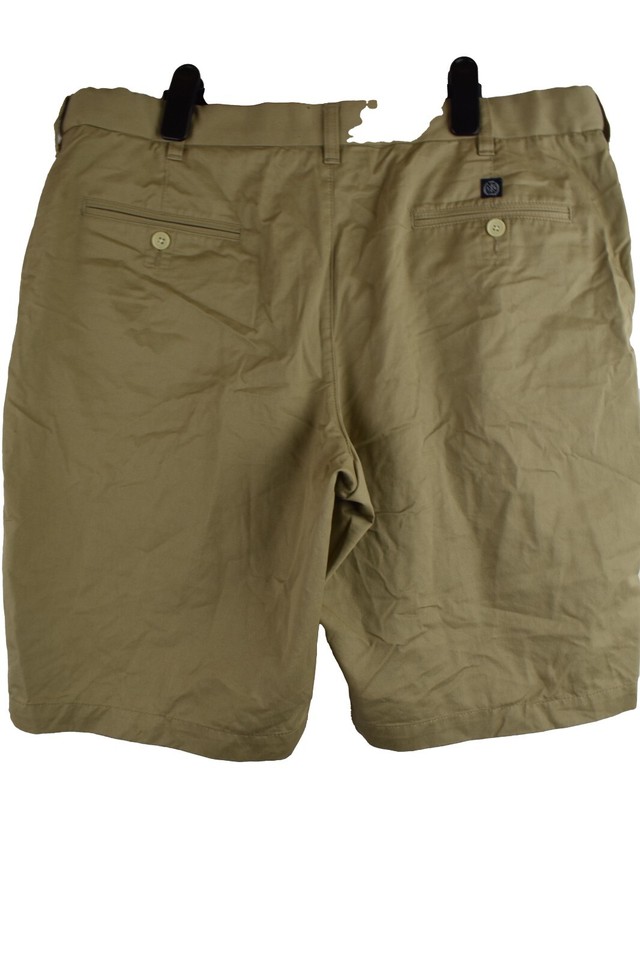 MARKS AND SPENCER Blue Harbour Beige Chino Shorts size 38In Mens Summer