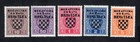 Croatia 1941 5 stamps Mi#Porto 1-5 START10%ONLY MH CV=54$