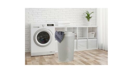 Superio Slim Deluxe Laundry Hamper Wicker 60 L Ivory, Beige - Picture 3 of 25