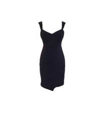 women: GUESS Queen Ann Neckline Asymmetrical Cutout Dress - Size 6