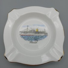 SS IBERIA P&O Souvenir Ashtray Peninsular and Oriental Steam Navigation Company