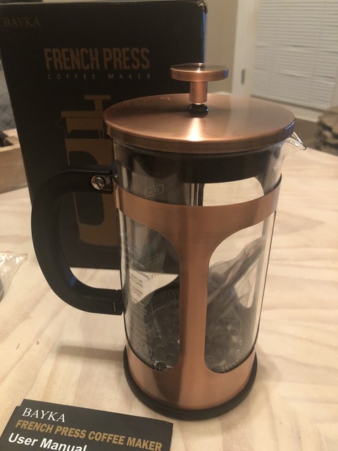 BAYKA French Press Coffee Tea Maker 304 