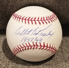Bob Turley Signed Autographed Major League Baseball NY Yankees JSA COA
