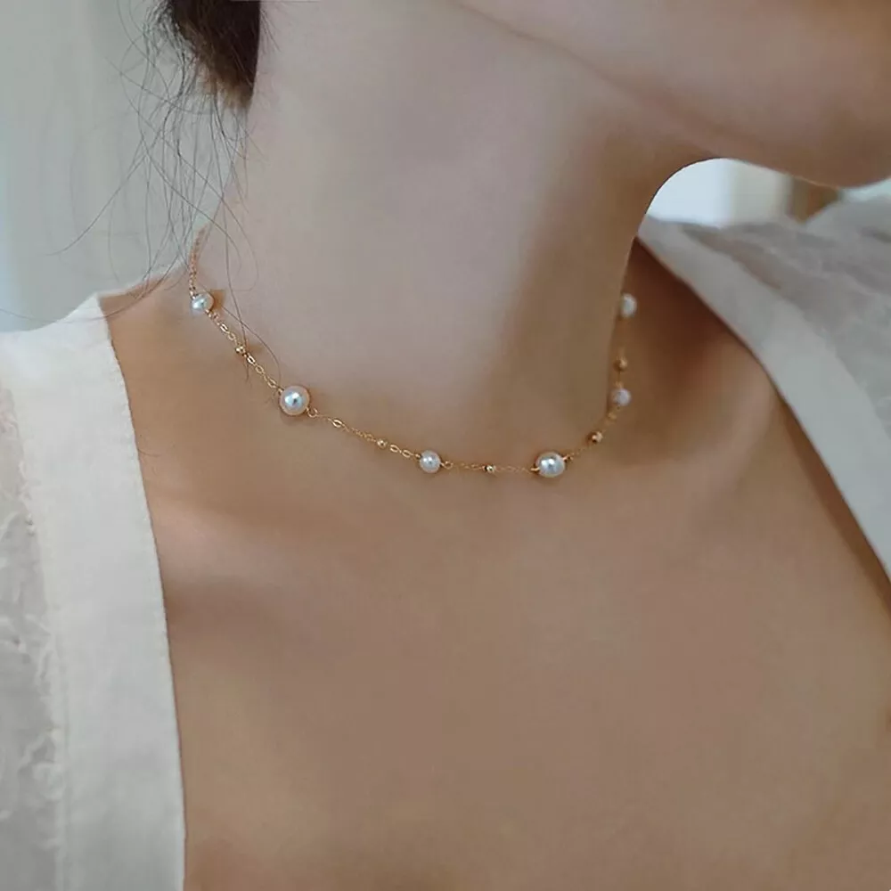 Beautiful necklace best sale gold