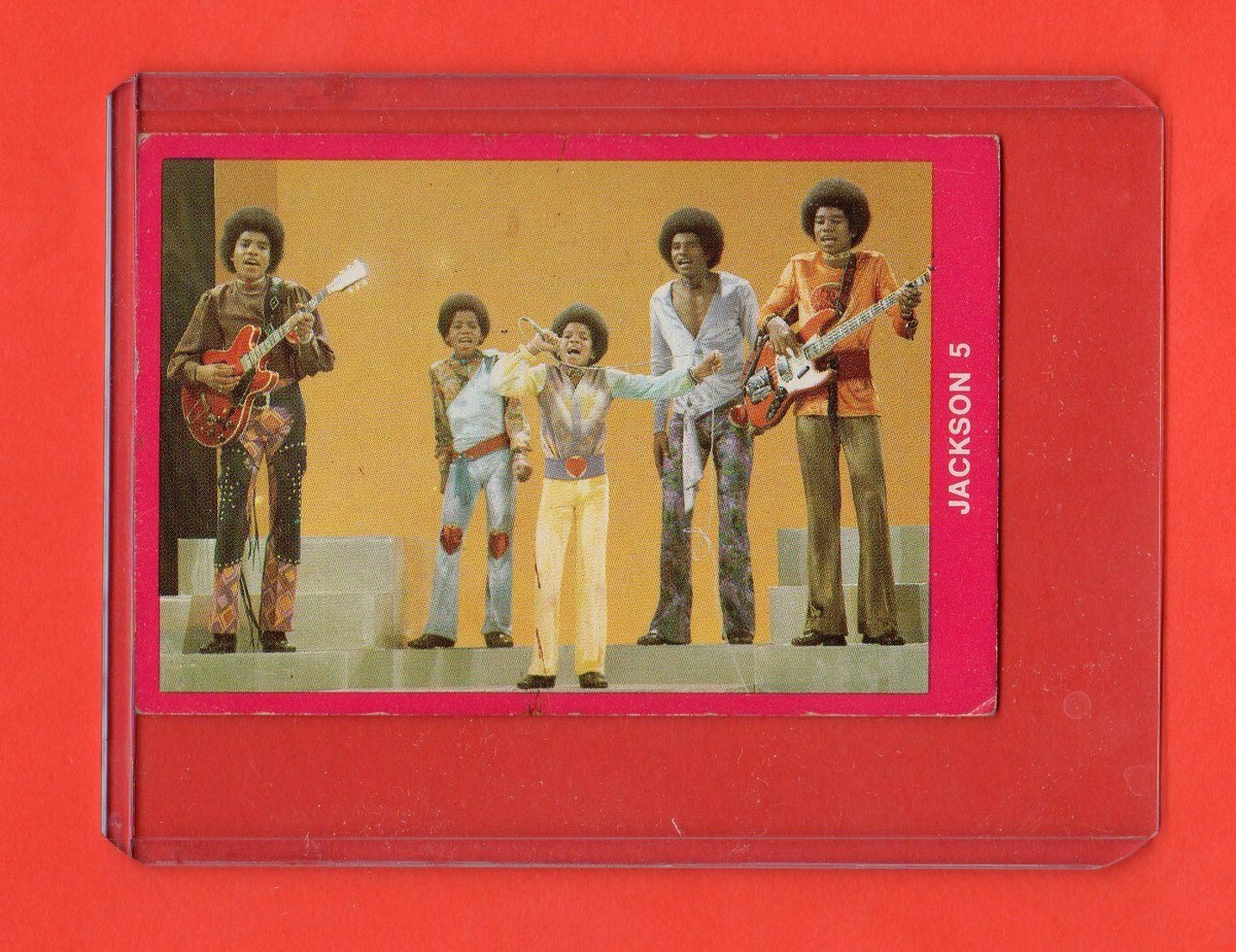 Michael Jackson/Jackson 5 Five 1972 Tip Top Bread Australian card