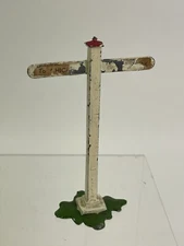 JOHILLCO LEAD  SIGN POST 1930s JOHN HILL & CO ENGLAND Large ;  4-1/2”  Or  114mm