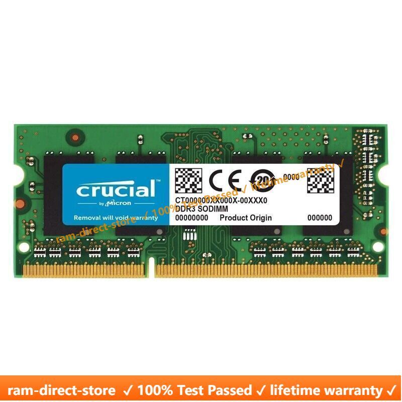 Crucial DDR4 RAM 4GB 8GB 16GB Memory Laptop 2400 2666 3200Mhz PC4