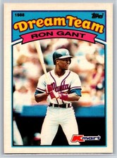1989 Topps Kmart Dream Team Ron Gant Atlanta Braves #2
