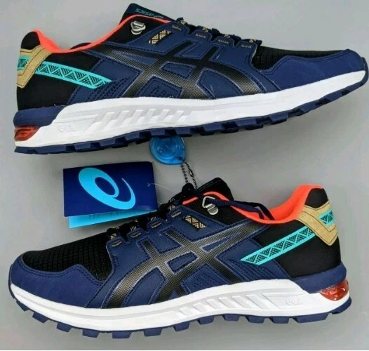 Asics Gel Citrek Black Blue Coral Trail MEN S Running Shoes 1021A221 002