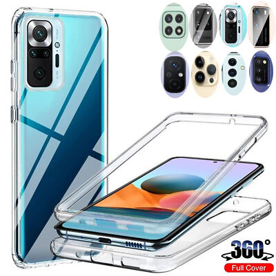 Full TPU Case Handy Hülle 360 Grad Schutz Hülle Rundum Tasche Cover Etui Klar