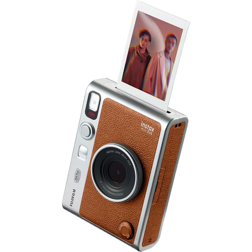 FUJIFILM INSTAX MINI EVO Hybrid Instant Camera (Brown) New - Picture 6 of 7