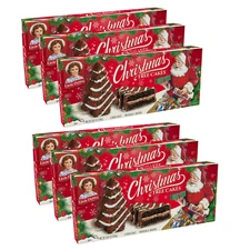 Little Debbie Chocolate Christmas Tree Cakes, 6 Boxes, 30 Snack Cakes