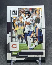 Justin Fields 2022 Panini Donruss Football Base Card #79 Chicago Bears