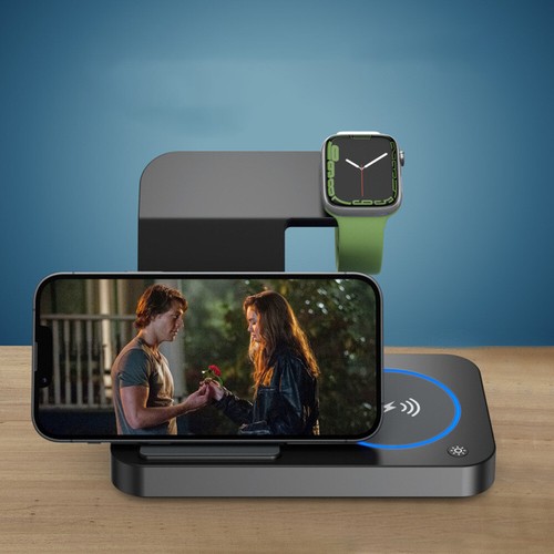 3in1 Foldable Magnetic Wireless Charger Station For Apple Watch and iPhone, Pods - Picture 13 of 13