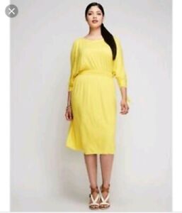 plus size yellow sun dress