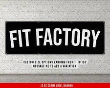 Motivational Home Gym Banner - Large Quote Wall Art