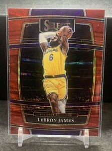 2020 Panini Select Basketball Red Wave LeBron James #23 PSA 10