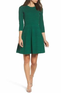eliza j stitch detail sweater dress