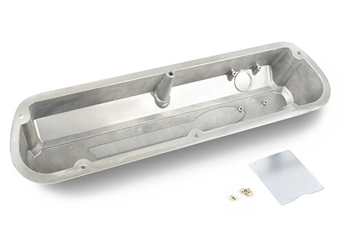 Slant Edge Valve Covers, Bare with Ford Racing Logo - Ready for ...