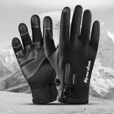 Winter Warm Gloves Finger Touch Screen Non-Slip Windproof for Driving Skiing