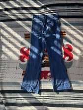 Vintage 60s/70s Levis Big E Orange Tab Jeans Size 28 Flare