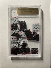 Michael Jordan 34 Memorabilia Pieces Game Used Jersey Beckett BGS Encased Auth