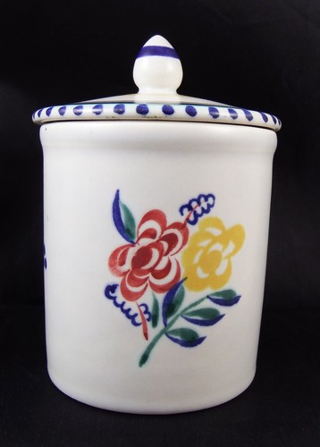 Poole Pottery Hand Painted Lidded Preserve Jar - Picture 3 of 4