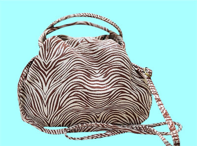 NWT HOBO Leather Satchel Shoulder Crossbody Hand Bag Ginger Zebra Darling $218