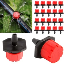 50-200pcs Irrigation Sprinklers Watering Drippers Adjustable Emitter Drip System