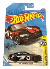 2020 HOT WHEELS 2018 FORD MUSTANG GT HW SPEED GRAPHICS 2/10 BORLA LOGO BLACK