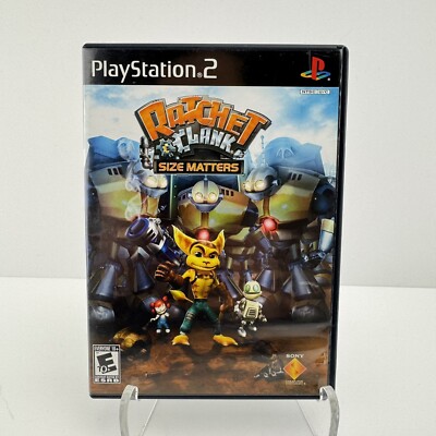 Ratchet & Clank: Size Matters (Sony PlayStation 2, 2007) CIB Black Label PS2