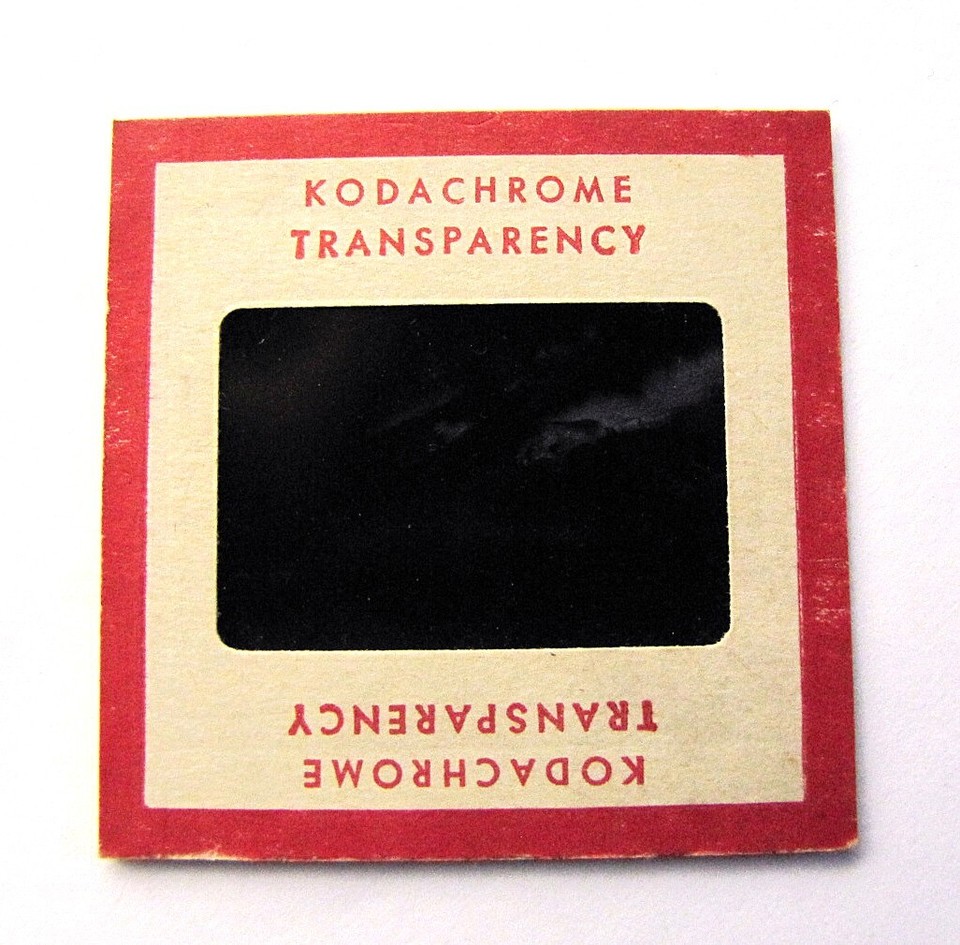 US Military Base Quarters Germany 1950s Vintage Kodachrome Slide Film