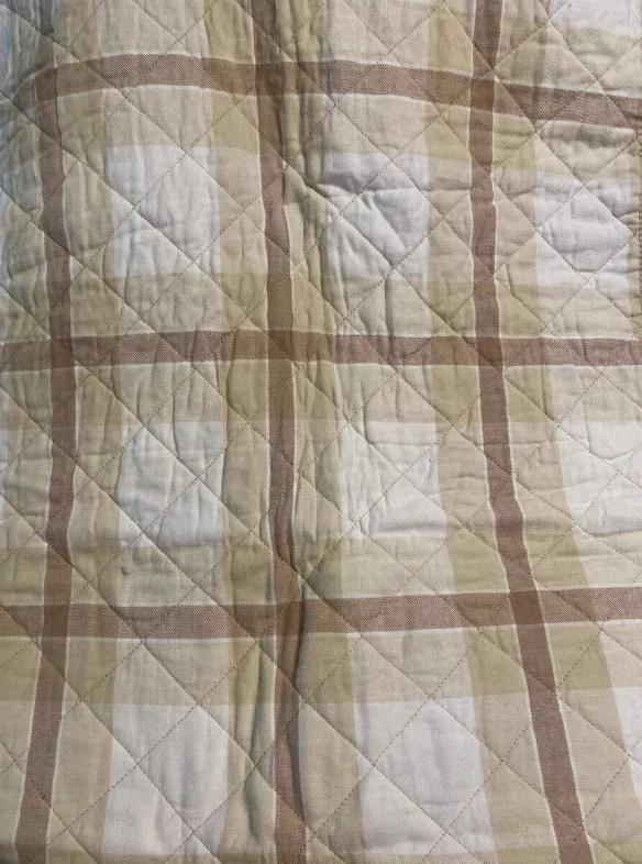 Colección Martha Stewart King Sham Franela Escocesa Bronceada $80 Precio de venta sugerido por el fabricante Foto 4 de 4