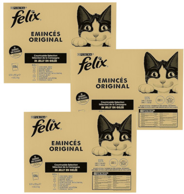 Felix mit Rind + Huhn in Gelee - 360 x 85 g (  4,67/kg) = 3 x Vorratspack