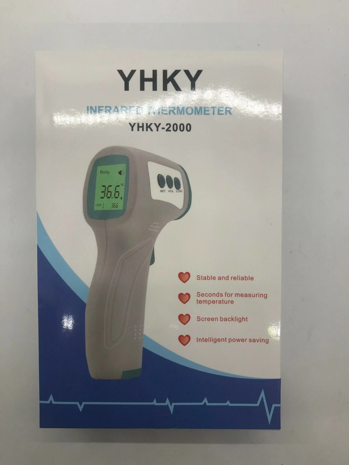 FDA CE certified Infrared Temperature Fever Medical Forehead Thermometer Gun
Opens in a new window o