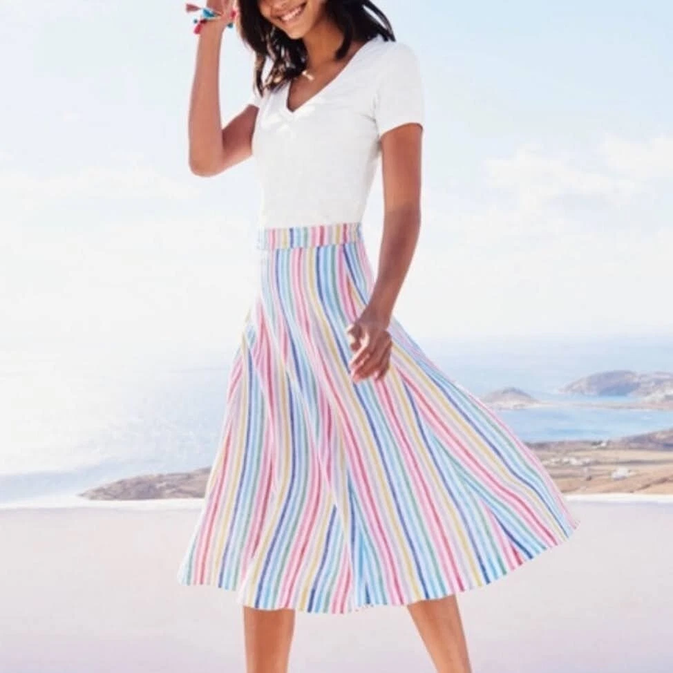 A line 2025 rainbow skirt
