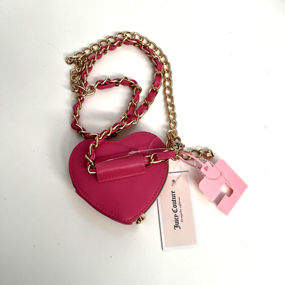 NWT Juicy Couture Pink Rhinestone Belt Bag Juicy Couture Let it shine Roll Bag Hot Pink | Mercari main image 4