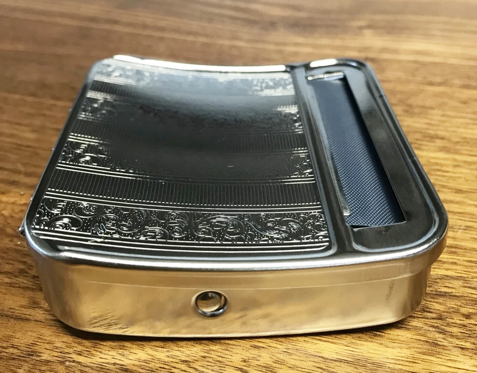 6 x ROLLBOX Tabakdose Tabakbox METALL Zigaretten Drehmaschine Stopfer 6 Dekore - Bild 3 von 4