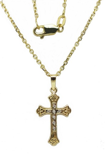 Lady's petite 14K yellow gold diamond 