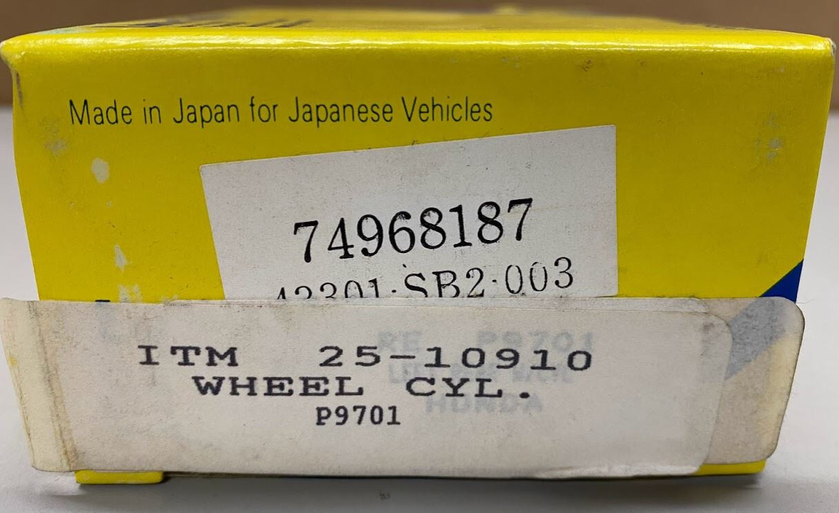 Girling Brake Wheel Cylinder 2510910 / 74968187 Fits Honda & Others