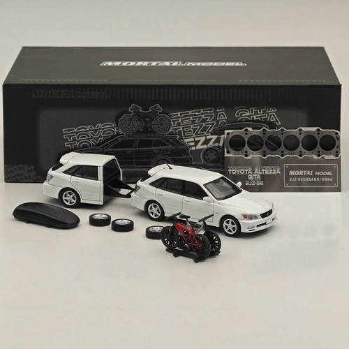 1:64 Mortal Diecast Toyota Altezza Gita Lexus IS200 with trailer 2025 HEC Model - Foto 28 di 28