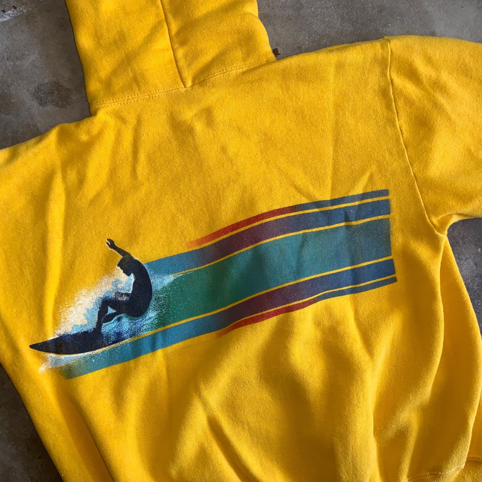 70s VINTAGE NEWPORT BEACH CALIFORNIA SURF & SPORT SURF SHOP SWEATSHIRT SZ S 80s