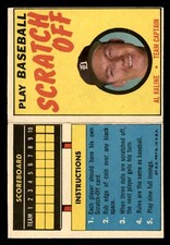 1970 Topps Scratch-Offs Baseball #10 Al Kaline EX *d2