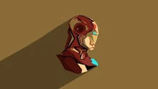 Superheroes iron man minimalism superheroes art Stitched Gaming Mat Desk 20702