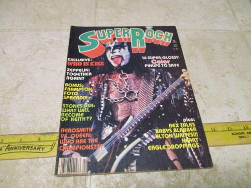 Super Rock Magazin April 1978 KISS, Led Zeppelin, Queen vs Aerosmith, Heart